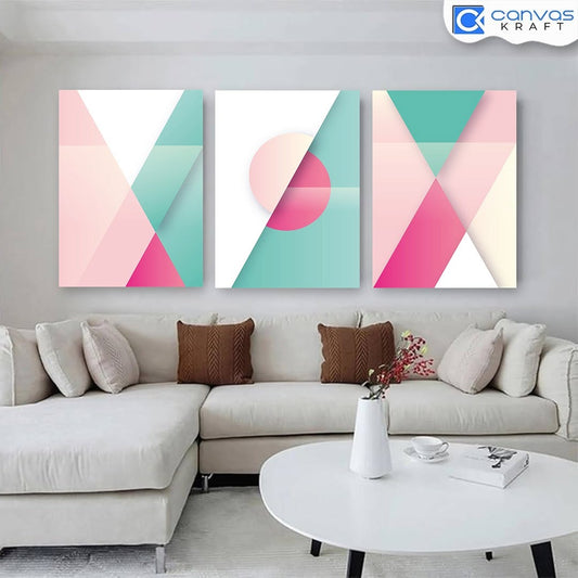 Modern Minimalism Meets Color: The Power of Geometric Canvas Wall Art