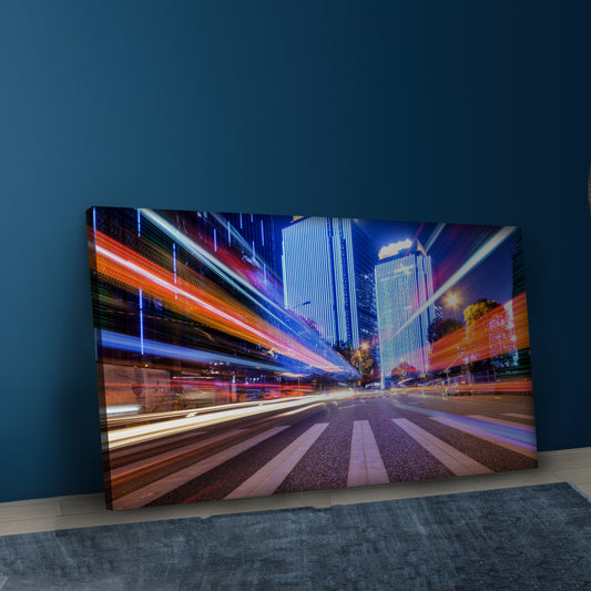 City Life Light Trail