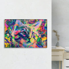 Cute Kitten Canvas Wall Art