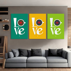 Love Minimalist Canvas Wall Art