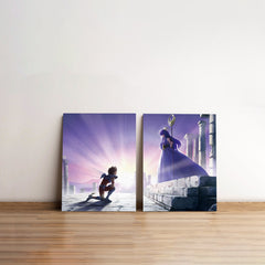 Princess Saturn Minimalist Art