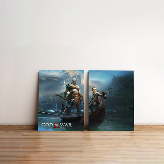 God Of War Minimalist Art