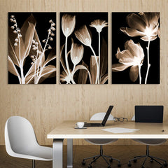 Florals Black & White Drama