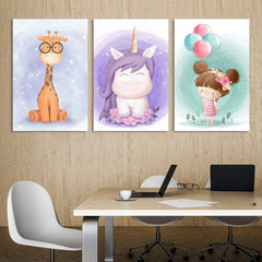 Animal Doodles and Cartoon
