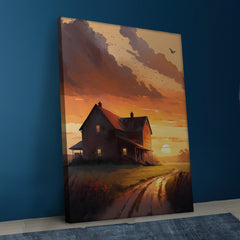 Opulent Orange Fields