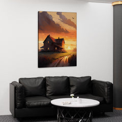 Opulent Orange Fields