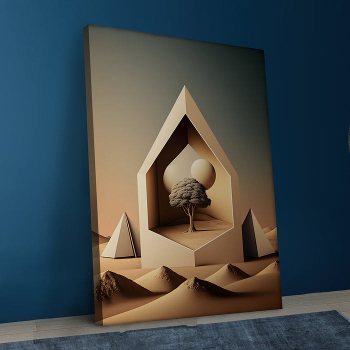 Rise of the Dessert Abstract Art