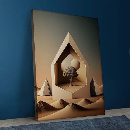 Rise of the Dessert Abstract Art