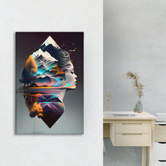 Face of Nature Abstract Art