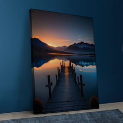 Majestic Cliffside Sunset