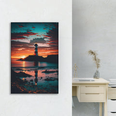 Sunset Landscape Art