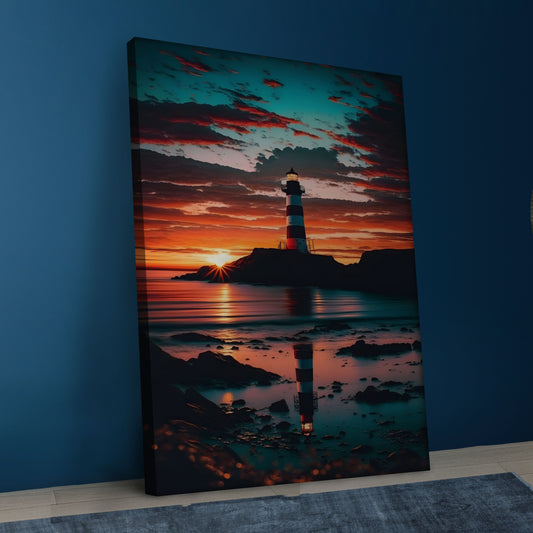 Sunset Landscape Art