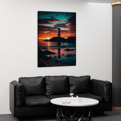 Sunset Landscape Art