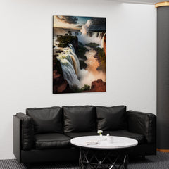 Glistening Waterfall Mist