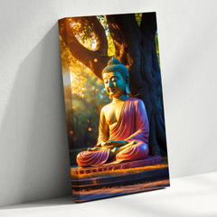 Tranquil Buddha Canvas Wall Art – Meditative Serenity for Home & Office Decor
