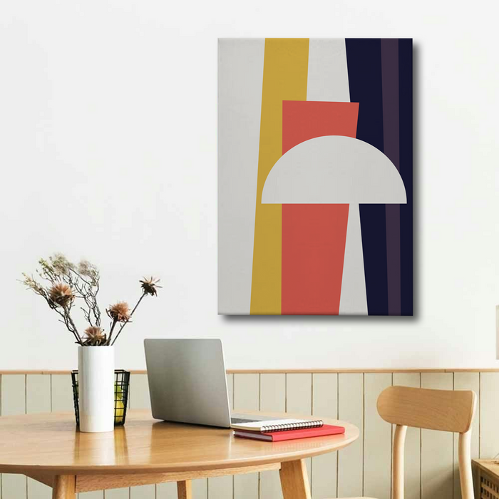 Modern Abstract Geometric Canvas Wall Art – Bold Minimalist Home Decor
