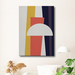 Modern Abstract Geometric Canvas Wall Art – Bold Minimalist Home Decor