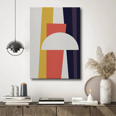 Modern Abstract Geometric Canvas Wall Art – Bold Minimalist Home Decor