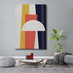 Modern Abstract Geometric Canvas Wall Art – Bold Minimalist Home Decor