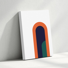 Modern Arch Abstract Canvas Wall Art – Minimalist Geometric Home Decor