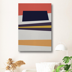 Modern Abstract Geometric Canvas Wall Art – Bold Shapes & Striking Colors
