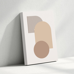 Minimalist Geometric Shapes Canvas Wall Art – Neutral Modern Abstract Design
