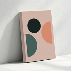 Geometric Abstract Canvas Wall Art – Modern Shapes in Bold Colors