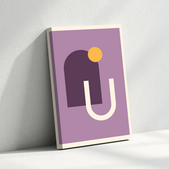 Boho Abstract Geometric Canvas Wall Art – Modern Minimalist Decor for Living Room & Bedroom