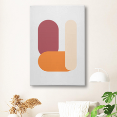 Colorful Geometric Shapes Canvas Wall Art – Modern Abstract Home Decor