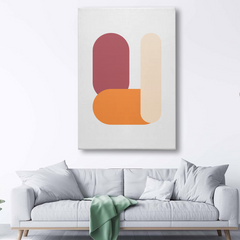 Colorful Geometric Shapes Canvas Wall Art – Modern Abstract Home Decor