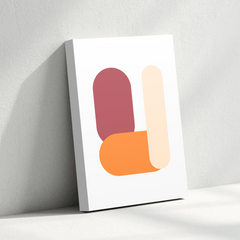 Colorful Geometric Shapes Canvas Wall Art – Modern Abstract Home Decor