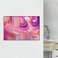 Color Strokes Abstract Art