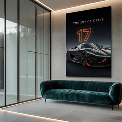 Koenigsegg Agera RS Black Hypercar Canvas Wall Art – Exclusive Luxury Décor