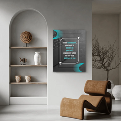 Believe in Yourself Motivational Canvas Wall Art – Inspirational Quote Print for Home & Office Décor