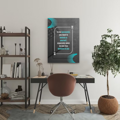 Believe in Yourself Motivational Canvas Wall Art – Inspirational Quote Print for Home & Office Décor