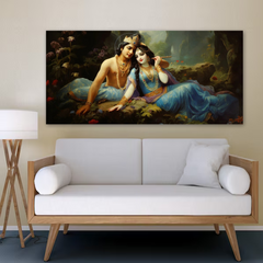 Radha Krishna Classic Canvas Wall Art Prints – Timeless Home Décor