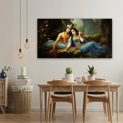 Radha Krishna Classic Canvas Wall Art Prints – Timeless Home Décor