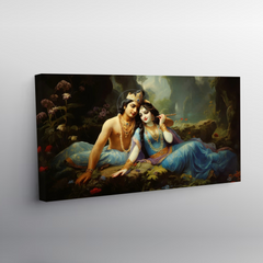 Radha Krishna Classic Canvas Wall Art Prints – Timeless Home Décor