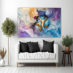 Radha Krishna Ethereal Canvas Wall Art Prints – Graceful Home Decor