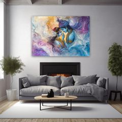 Radha Krishna Ethereal Canvas Wall Art Prints – Graceful Home Decor
