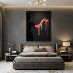 Indian Classical Dancer Conceptual Canvas Prints for Wall Decor