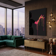 Indian Classical Dancer Conceptual Canvas Prints for Wall Decor