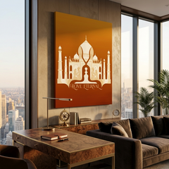 Taj Mahal Love Eternal Conceptual Canvas Prints for Living Room Art