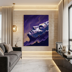 Dreaming Face Conceptual Canvas Prints for Living Room Art