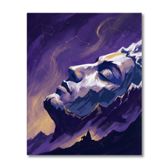 Dreaming Face Conceptual Canvas Prints for Living Room Art
