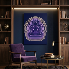 Meditation Buddha Conceptual Canvas Prints for Peaceful Home Art