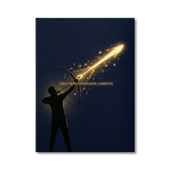 Archer Focus Conceptual Canvas Wall Art Prints for Living Room Art