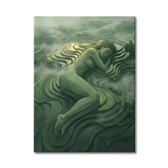 Sleeping Woman Nature Conceptual Canvas Wall Art Prints for Bedroom Art