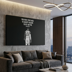 Accept Failure To Get Better Motivational Canvas Wall Art Prints