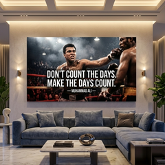 Make The Days Count Motivational Canvas Wall Art Prints